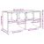 Suport pantofi stivuibil Stejar maro 89,5x30x40 cm GartenMobel Dekor