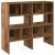 Rafturi pantofi 2 buc Lemn vechi stivuibil 89,5x30x40 cm GartenMobel Dekor