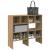 Rafturi pantofi 2 buc Stejar artizanal stivuibil 89,5x30x40 cm GartenMobel Dekor