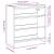 Pantofar, alb, 60x25x62 cm, lemn prelucrat GartenMobel Dekor