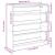 Pantofar, stejar fumuriu, 80x25x81 cm, lemn prelucrat GartenMobel Dekor