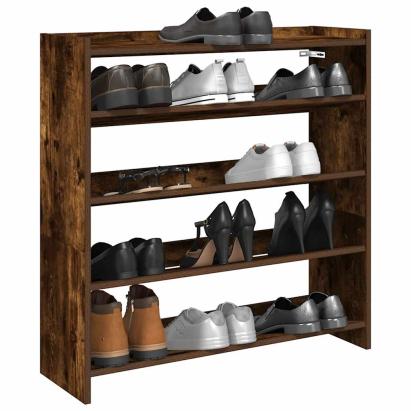Pantofar, stejar fumuriu, 80x25x81 cm, lemn prelucrat GartenMobel Dekor