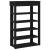 Suport pantofi, negru, 60x30x98 cm, lemn prelucrat GartenMobel Dekor