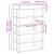 Suport de pantofi, stejar sonoma, 60x30x98 cm, lemn prelucrat GartenMobel Dekor