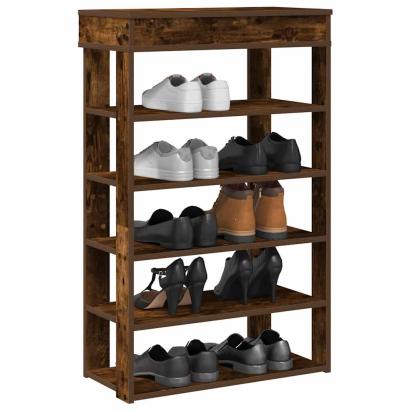 Pantofar, stejar fumuriu, 60x30x98 cm, lemn prelucrat GartenMobel Dekor