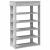 Pantofar, gri sonoma, 60x30x98 cm, lemn prelucrat GartenMobel Dekor