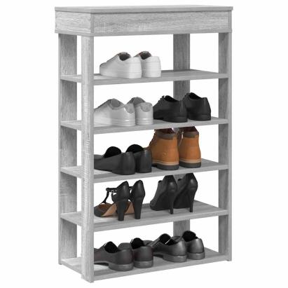 Pantofar, gri sonoma, 60x30x98 cm, lemn prelucrat GartenMobel Dekor