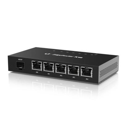 Router Ubiquiti cu 5 porturi Gigabit 1 port SFP PoE pasiv -  ER-X-SFP SafetyGuard Surveillance