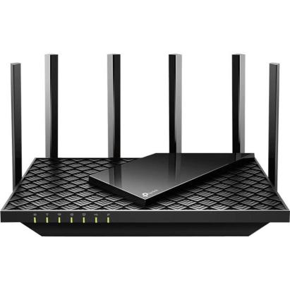 Router TP-Link wireless Dual Band 5 porturi WiFi 6 USB 5400 Mbps SafetyGuard Surveillance