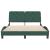 Cadru de pat fără saltea, verde închis, 140x200 cm, catifea GartenMobel Dekor