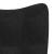 Scaun de relaxare cu taburet, negru, catifea GartenMobel Dekor