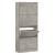 Pantofar, gri beton, 63x24x147 cm, lemn compozit GartenMobel Dekor