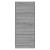 Pantofar, gri sonoma, 63x24x147 cm, lemn prelucrat GartenMobel Dekor