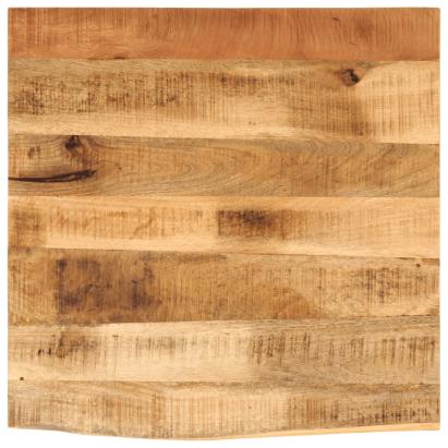 Blat de masă margine naturală, 80x80x3,8 cm, lemn masiv mango GartenMobel Dekor