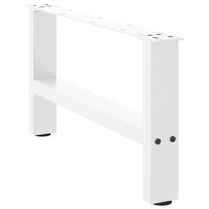 Picioare măsuță de cafea Alb 2 buc 30×60 cm Oțel GartenMobel Dekor