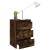 Noptiere, 2 buc., stejar fumuriu, 40x35x62,5 cm, lemn prelucrat GartenMobel Dekor