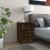 Noptiere, 2 buc., stejar fumuriu, 40x35x62,5 cm, lemn prelucrat GartenMobel Dekor