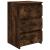 Noptiere, 2 buc., stejar fumuriu, 40x35x62,5 cm, lemn prelucrat GartenMobel Dekor