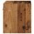 Comode TV perete cu lumini LED 2 buc. lemn vechi 30x28,5x30 cm GartenMobel Dekor