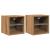 Comode TV cu lumini LED, 2 buc. Stejar artizanal 30x28,5x30 cm GartenMobel Dekor