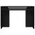 Mese suprapuse, 3 buc., negru, lemn prelucrat GartenMobel Dekor