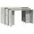 Mese suprapuse, 3 buc., gri beton, lemn prelucrat GartenMobel Dekor