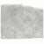 Mese suprapuse, 3 buc., gri beton, lemn prelucrat GartenMobel Dekor