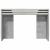 Mese suprapuse, 3 buc., gri beton, lemn prelucrat GartenMobel Dekor