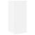 Mese laterale 2 buc cu raft alb 25,5x27x60 cm GartenMobel Dekor