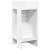 Mese laterale 2 buc cu raft alb 25,5x27x60 cm GartenMobel Dekor