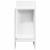 Mese laterale 2 buc cu raft alb 25,5x27x60 cm GartenMobel Dekor