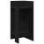 Mese laterale 2 buc cu raft negru 25,5x27x60 cm GartenMobel Dekor