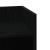 Mese laterale 2 buc cu raft negru 25,5x27x60 cm GartenMobel Dekor