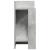 Mese laterale 2 buc cu raft beton gri 25,5x27x60 cm GartenMobel Dekor