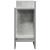 Mese laterale 2 buc cu raft beton gri 25,5x27x60 cm GartenMobel Dekor