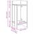 Mese laterale 2 buc cu raft stejar afumat 25,5x27x60 cm GartenMobel Dekor