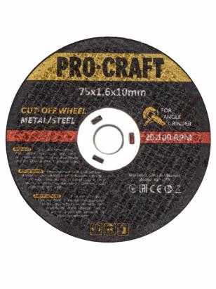 Disc abraziv pentru polizor unghiular, PROCRAFT, PGA12 Innovative ReliableTools