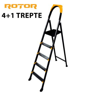 Scara Metalica Pliabila 4+1 Trepte ROTOR Innovative ReliableTools