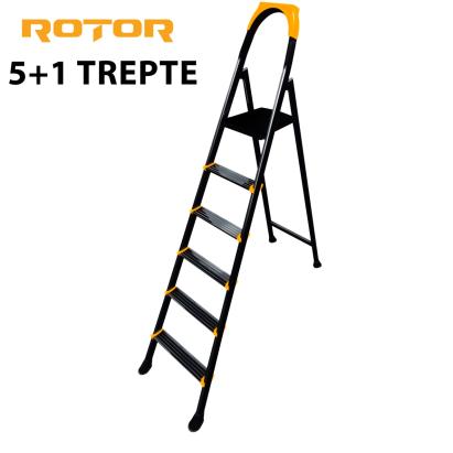 Scara Metalica Pliabila 5+1 Trepte ROTOR Innovative ReliableTools