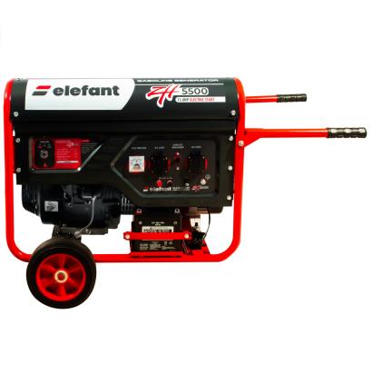 Generator pe benzina ZH5500 ELEFANT Ieșire curent 5,5 kW, siguranță de pornire, indicator de benzină Innovative ReliableTools