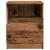 Noptiere, 2 buc., lemn vechi, 40x40x50 cm, lemn prelucrat GartenMobel Dekor
