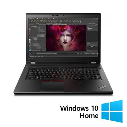 Laptop Refurbished LENOVO ThinkPad P71, Intel Core i7-7700HQ 2.80-3.80GHz, 32GB DDR4, 256GB SSD, Intel HD Graphics, 17.3 Inch Full HD, Webcam + Windows 10 Home NewTechnology Media