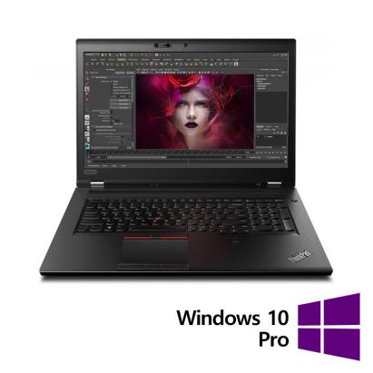 Laptop Refurbished LENOVO ThinkPad P71, Intel Core i7-7700HQ 2.80-3.80GHz, 32GB DDR4, 256GB SSD, Intel HD Graphics, 17.3 Inch Full HD, Webcam + Windows 10 Pro NewTechnology Media