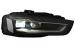 Faruri Full LED Audi A4 B8.5 Facelift  (2012-2015) Negru Semnal Dinamic A4 B9.5 Design Performance AutoTuning