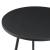 Masuta living Juelsminde negru blat rotund [en.casa] HausGarden Leisure