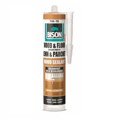 Mastic pentru lemn BISON Wood Sealant, 300ml, tek GartenVIP DiyLine