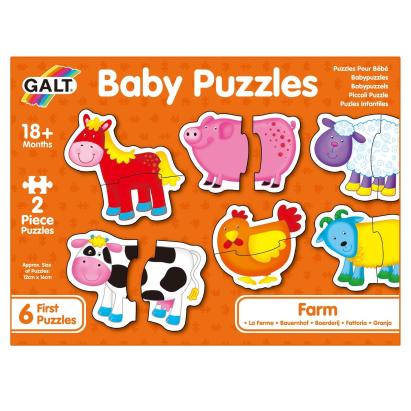 Baby Puzzle: Ferma (2 piese) PlayLearn Toys