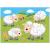 Set 4 puzzle-uri Animale de la ferma (4, 6, 8, 12 piese) PlayLearn Toys