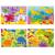 Set 4 puzzle-uri Dinozauri (12, 16, 20, 24 piese) PlayLearn Toys