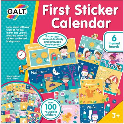 Primul meu calendar cu abtibilduri PlayLearn Toys